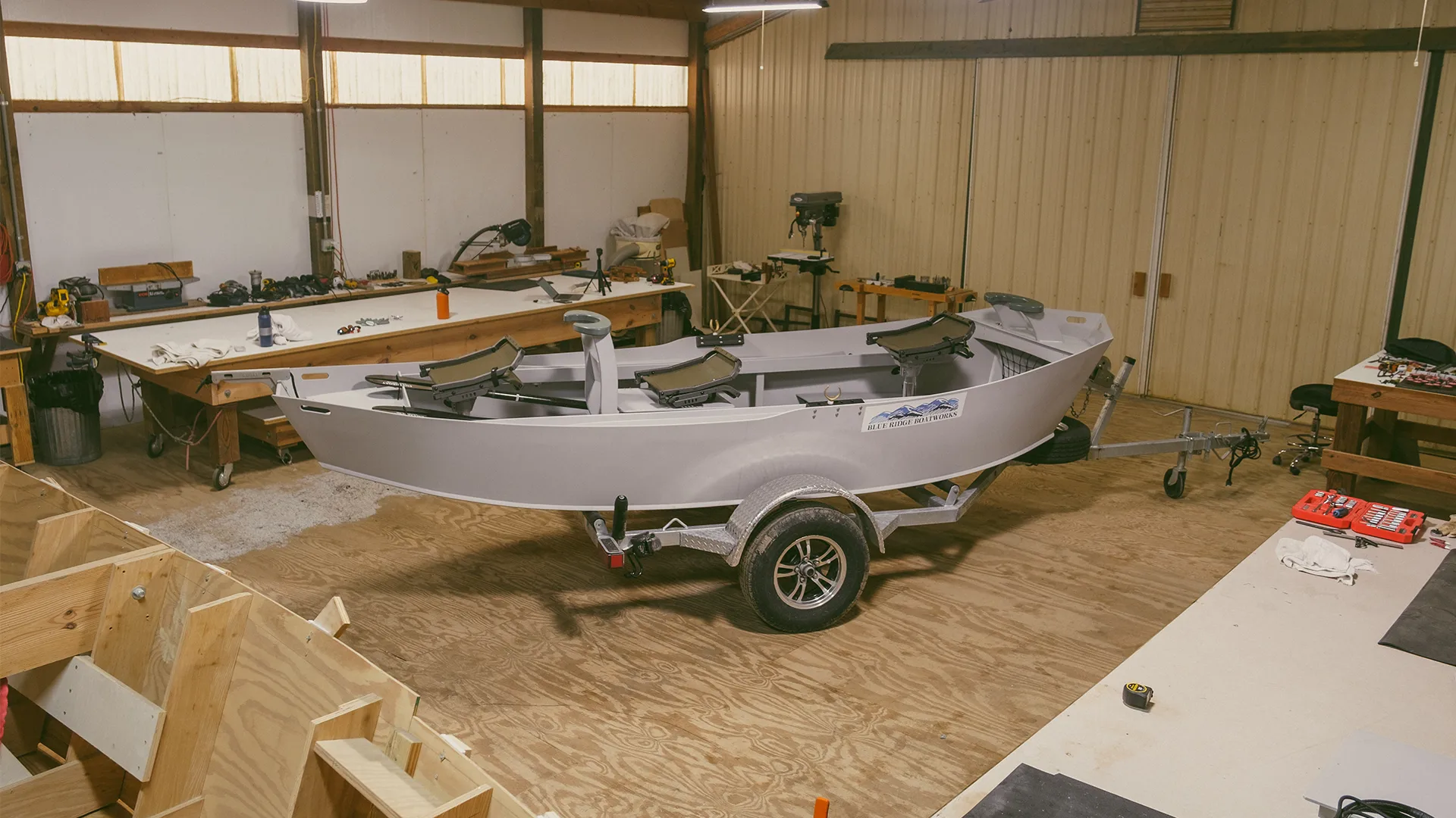 Drift Boat Trailer Header